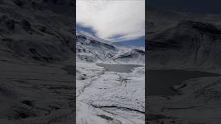 Lac dAnterne et massif des Fiz sous la neige GR5 Alpes [upl. by Fredkin]