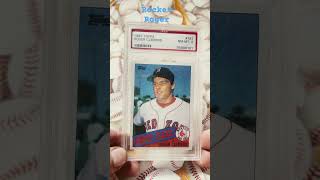 Roger Clemens Boston Red Sox 1985 Topps athlete redsox [upl. by Gilbertine]