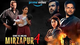 Mirzapur 4  End is Near  Pankaj Tripathi Ali Fazal Rasika Dugal  Mirzapur Season 4 Release Date [upl. by Lucinda]