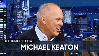 Michael Keaton on Getting Recognized as Batman and His Beetlejuice Beetlejuice Deal with Tim Burton [upl. by Ahsennod]