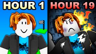 I Spent 24 Hours at RAGE Games in Roblox [upl. by Ahsitra668]