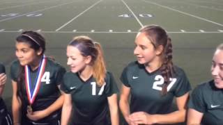 Trinity Girls Soccer State Gold Medal Ceremony [upl. by Riancho]