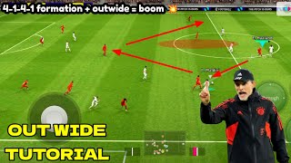 Out Wide Playstyle Guide Dominate eFootball Mobile with the Ultimate Formation in eFOOTBALL [upl. by Lokkin408]