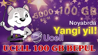 100 GB VA 5000 SUM TEKINGA OLISH UCELL [upl. by Dhar213]