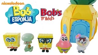 Nova coleção do BOB ESPONJA no Trikids do Bobs Review Brinquedo Boneco Toys Juguetes [upl. by Aiouqahs56]