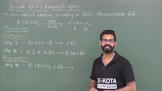 FR L3  KharaschPeroxide effect  Nbromo succinimideNBS  Mechanism  Examples [upl. by Twila]