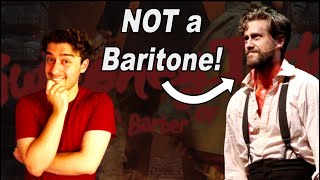 Reacting to Aaron Tveits quotEpiphanyquot From Sweeney Todd [upl. by Barrett]