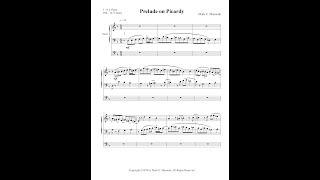 Hymn Prelude and Descant on Picardy [upl. by Evot]