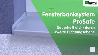 Fensterbank dauerhaft dicht in WDVS einbauen mit 2 Dichtungsebene  Wärmedämmung von hawo [upl. by Ahseikram899]