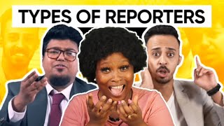 AMERICAN REACTS to Types Of News Reporters  Jordindian REACTION Very Accurate👏 [upl. by Yadsendew]