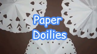 How to make Paper doilies  Paper doily  Playful DNA  Paper crafts [upl. by Stirling933]