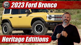 2023 Ford Bronco Heritage Editions [upl. by Anas]