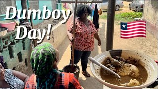 Liberia 🇱🇷2024  Making Dumboy and GB in Liberia  Liberian Food  Making African Food African Fufu [upl. by Alyworth442]