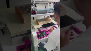 Chip screen printing machine IC memory module screen printing machine丝印机，移印机，丝网印刷机厂家直销 [upl. by Aimar]