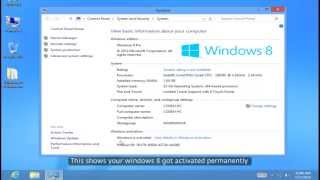 Activate Windows 8 With KJ ACTIVATOR [upl. by Nauquf]