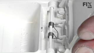 Whirlpool Dishwasher Repair – How to replace the Lid Spring [upl. by Carina651]