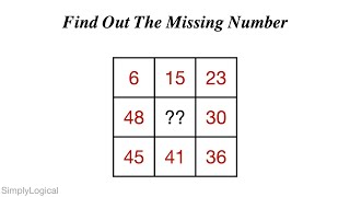 Find The Missing Number  Hard Math Puzzle  Maths Puzzle  Number Puzzle [upl. by Lytsyrk]