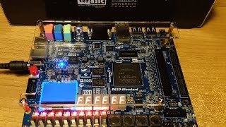 Review DE10Standard FPGASoC Developing Board [upl. by Somisareg]