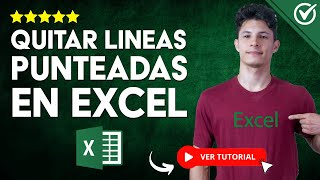 Cómo QUITAR las LÍNEAS PUNTEADAS en Excel  📈 Paso a paso 📈 [upl. by Drofwarc208]