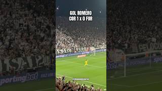 GOL ROMERO  Corinthians 3 x 0 Fortaleza Sulamericana 2024 [upl. by Ahtivak]