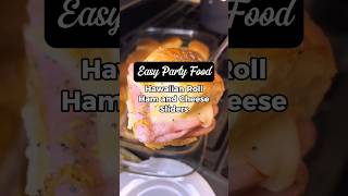 This Hawaiian Roll Ham and Swiss Slider recipe is an excellent party or game day food partyfoods [upl. by Pasol]