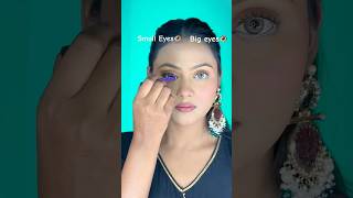 Small or Big Eyes👁️ Kajal lagane ka sahi Tarika smalleyes bigeyes kajal beauty makeup shorts [upl. by Ecnerrat]