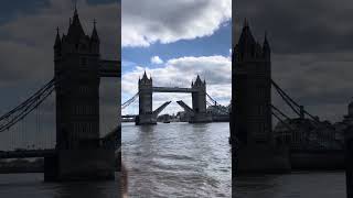 Tower bridge open  London Bridge Uk [upl. by Atinauj173]