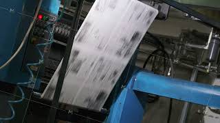 Printing press machine processing highspeed newspaper production [upl. by Rednael]