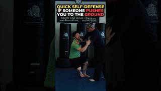 Self defense technique if someone pushes you to the ground selfedefense selfdefensetechniques [upl. by Imray]