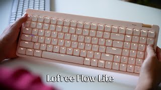 로프리가 만든 가성비 로우프로파일 키보드  Lofree Flow Lite [upl. by Ysirhc]