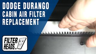 How to Replace Cabin Air Filter 2015 Dodge Durango  AQ1189 [upl. by Reivaxe318]