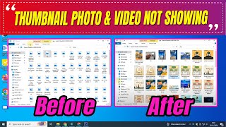 How To Fix Thumbnails Photo amp Video Not Showing Problem On Windows 10  11 [upl. by Chemush405]