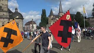 Bonifatiusfest Fulda 2024  Einzug auf den Domplatz [upl. by Erlewine502]