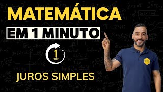 Matemática Básica  Juros Simples [upl. by Burn]