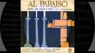 Canto de ofertorio Domine Jesu Christe Aramburu  Al Paraíso Exequias y Misa de Difuntos 1967 [upl. by Yurik]