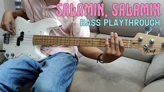 Salamin Salamin  BINI Bass Playthrough with Tabs [upl. by Booker]