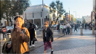 Knightsbridge Station to South Kensington Station  Walking Tour London  2024 [upl. by Epilif]