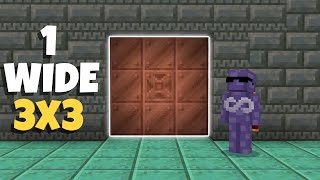 EASY 3x3 Piston Door for Minecraft Bedrock 121 [upl. by Maxima165]