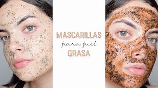 MASCARILLAS PARA PIEL GRASA Y CON ACNÉ  Nicolle Portilla [upl. by Sharos]