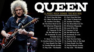 Queen Greatest Hits Full Album  Classic Rock Songs 70s 80s 90s Full Album [upl. by Anirtal888]