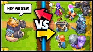 NEW ROYAL GIANT vs ALL CARDS  Clash Royale Comparison Gameplay [upl. by Llenrahs]