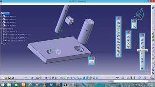 Catia V5offset constraint [upl. by Meehyrb]