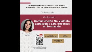 Comunicación No Violenta Estrategias para docentes en formación [upl. by Nnyleitak]