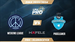 Weekend League  ProCleaner Sezon ZimaBalon 2024 PRO Liga Wrocław 12122023 [upl. by Hayila778]