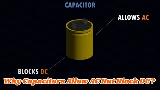 Why Capacitors Allow AC But Block DC Capacitors Explained [upl. by Demy]