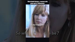 This is Beth Dutton a woman who grew up in Yellowstoneshorts [upl. by Ycul]