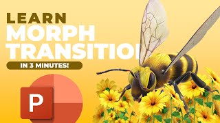 Learn Morph Transition in 3 MINUTES  PowerPoint Tutorial [upl. by Laith]