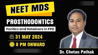 NEET MDS Important Concepts  Prosthodontics  Dr Chetan Pathak [upl. by Deys957]