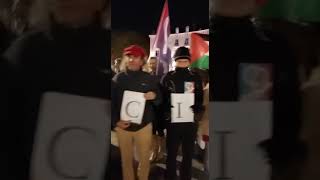 Manifestation à Tours contre le gala organisé ce soir par lassociation « Israël is Forever » Gaza [upl. by Affrica]