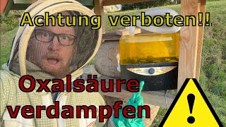 Oxalsäure verdampfen vernebeln in Deutschland leider verboten  RuBee® Ox Vernebler [upl. by Regine]